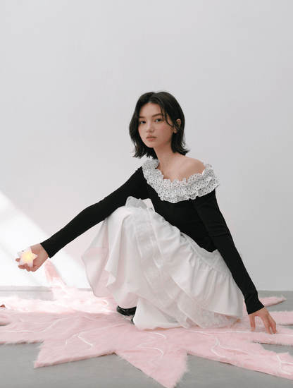 Graceful Volume Flare Skirt（全2色）