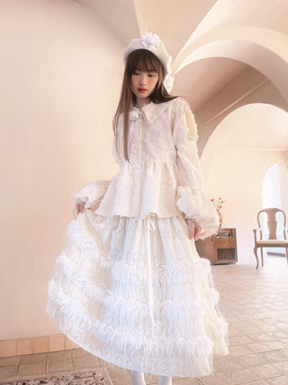 Feather Touch Romantic Blouse（全2色）