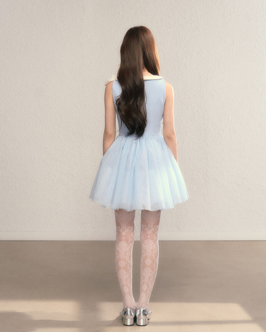 Pastel Charm Ribbon Dress（全2色）