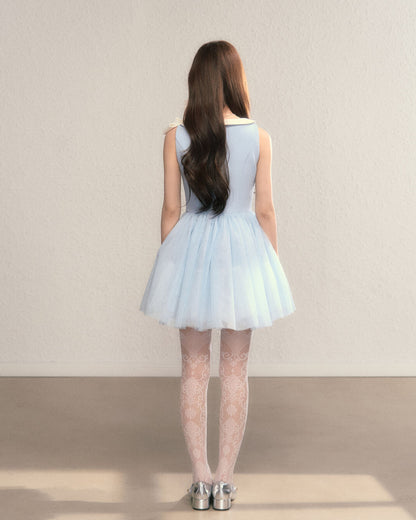 Pastel Charm Ribbon Dress（全2色）