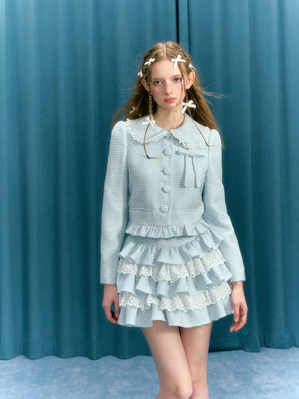 Volume Frill Tweed Jacket（全2色）