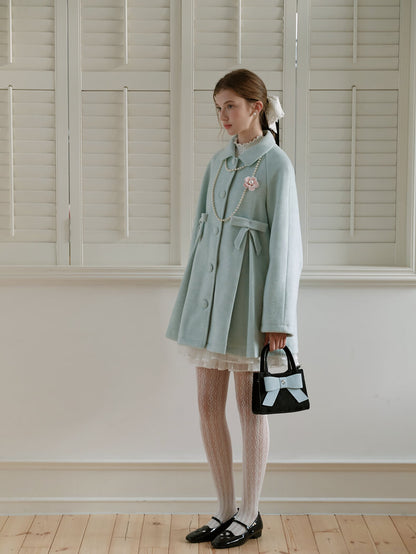 Mint Breeze Classic Flare Coat