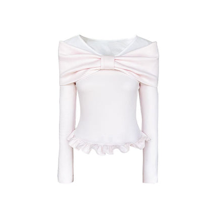 Romantic Ribbon Slim Fit Top