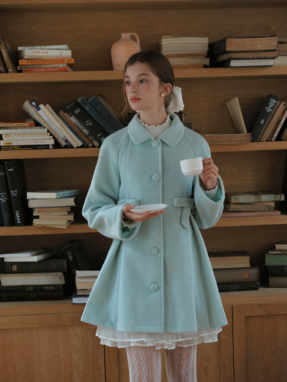 Mint Breeze Classic Flare Coat