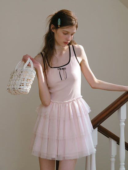 Ballerina Tulle Layered Dress