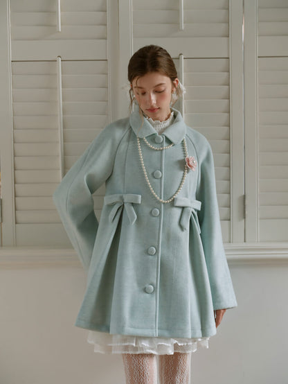 Mint Breeze Classic Flare Coat
