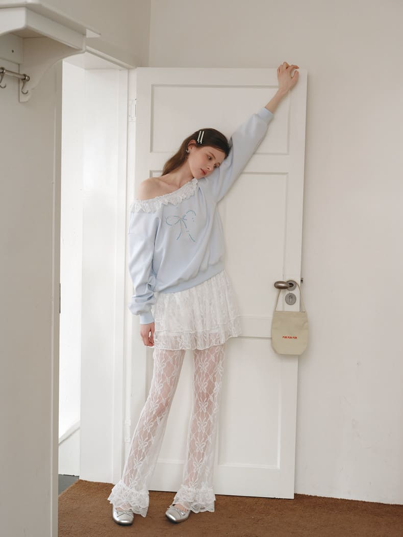 Sheer Romance Layered Pants