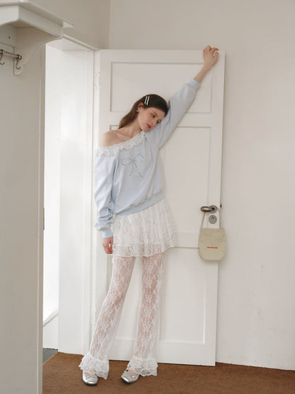 Sheer Romance Layered Pants