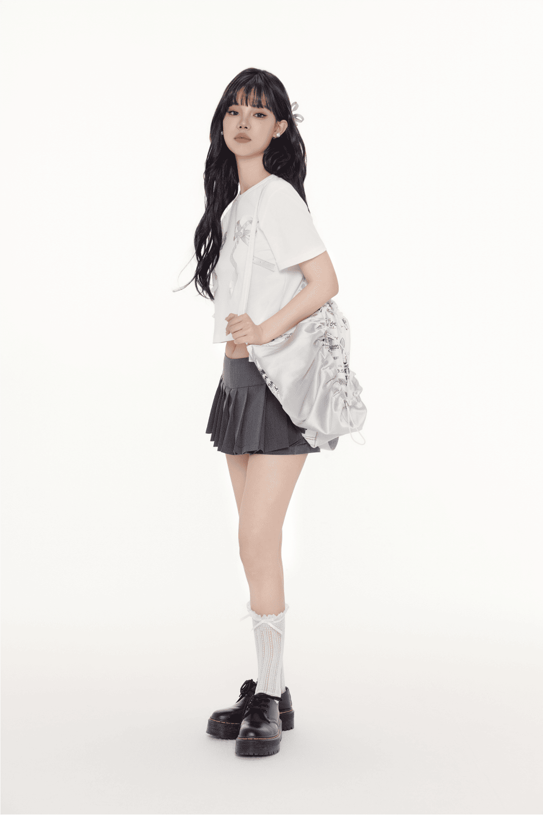 Sweet Double Ribbon T-shirt（全2色）