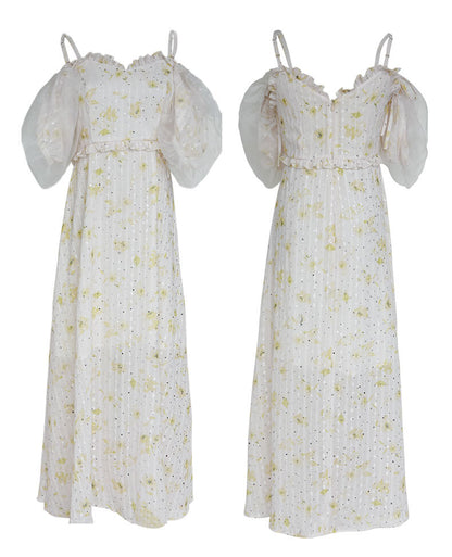 Glitter Flower 2way Dress