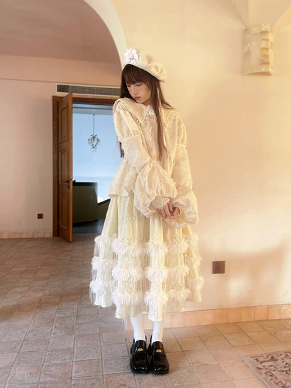 Feather Touch Romantic Blouse（全2色）