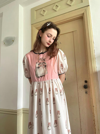 Antique Ribbon Doll Dress