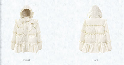Dreamy Flounce Bow Down Jacket