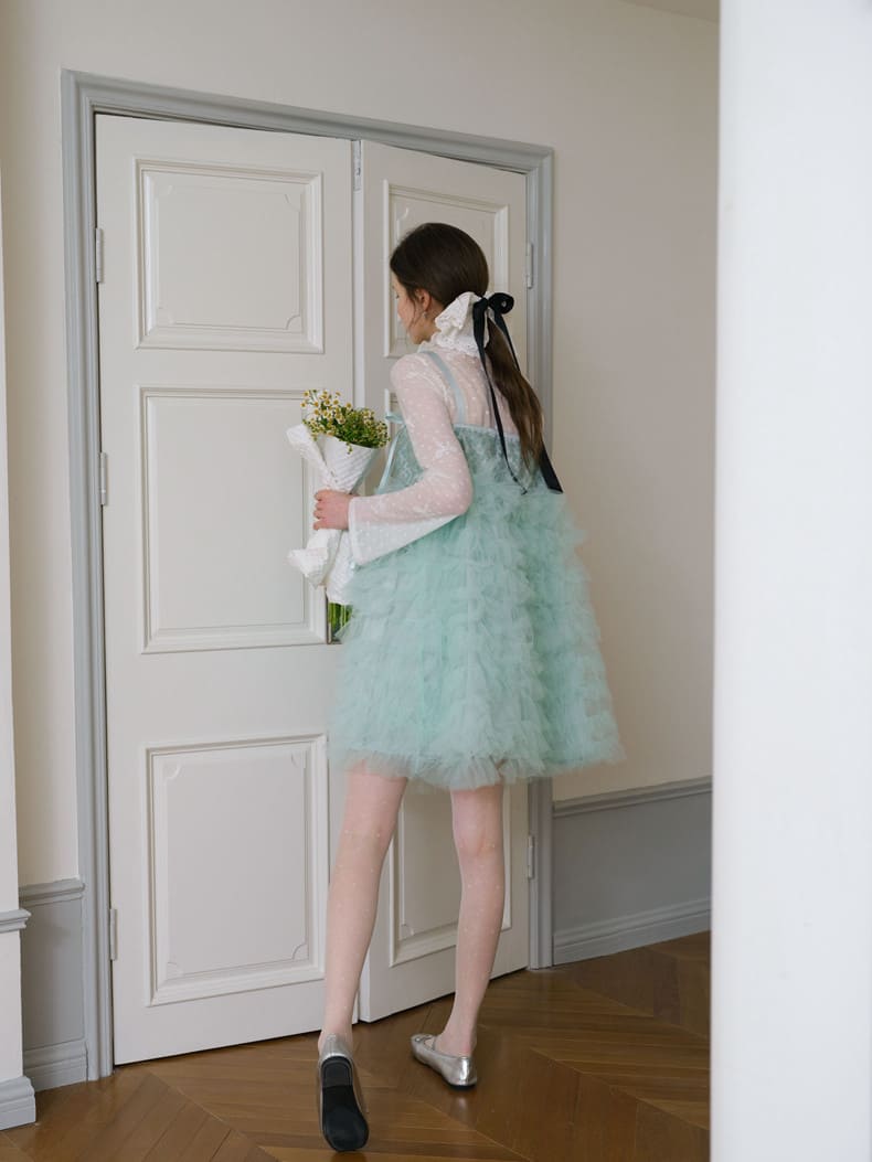 Elegant Sequin Tulle Camisole Dress