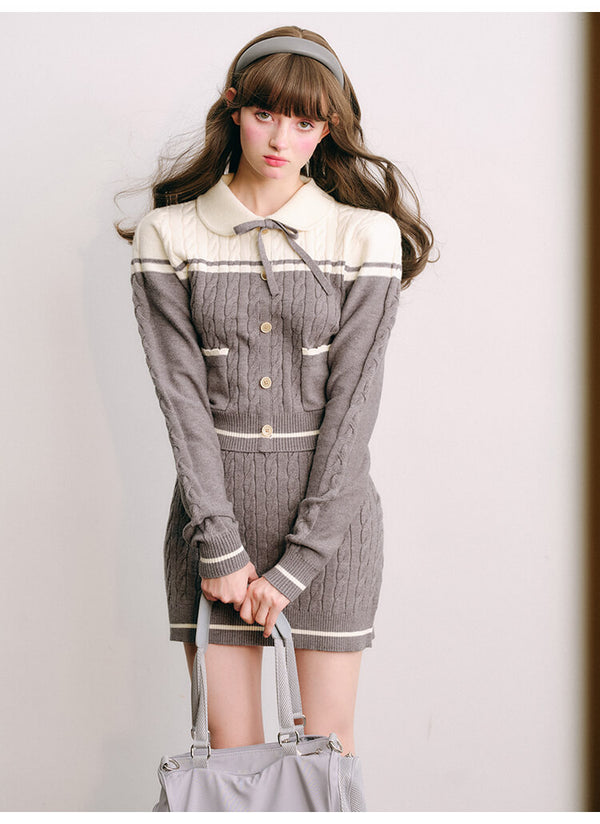 Girly French Collar Knit