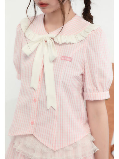 Candy lace gingham ribbon setup