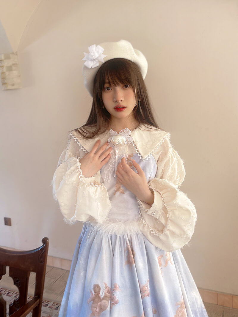 Feather Touch Romantic Blouse（全2色）