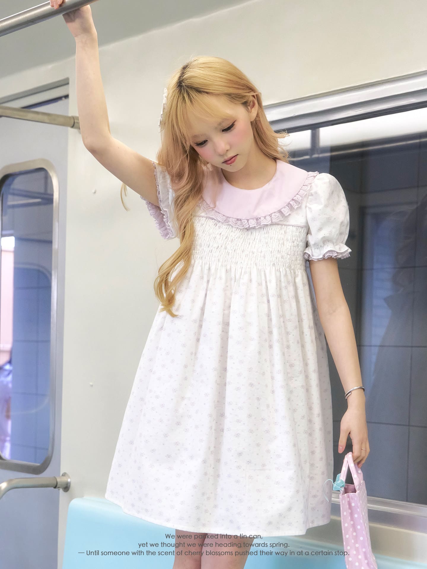 Grace Blossom Smocked Dress