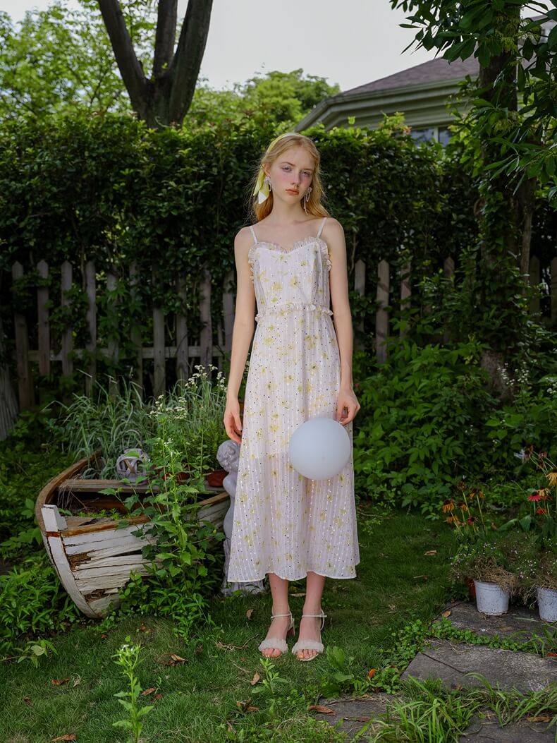 Glitter Flower 2way Dress