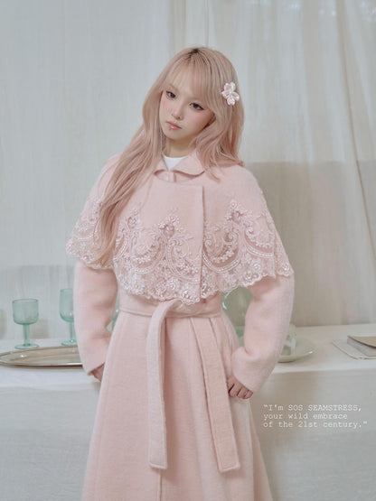 Blossom Lace Mantle Coat