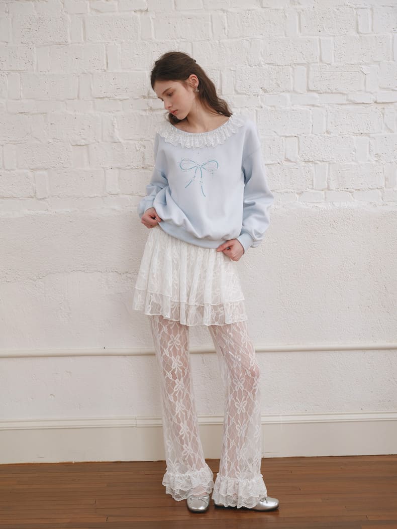 Sheer Romance Layered Pants