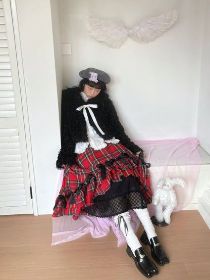 Sugar Fluff Ribbon Collar Jacket（全2色）