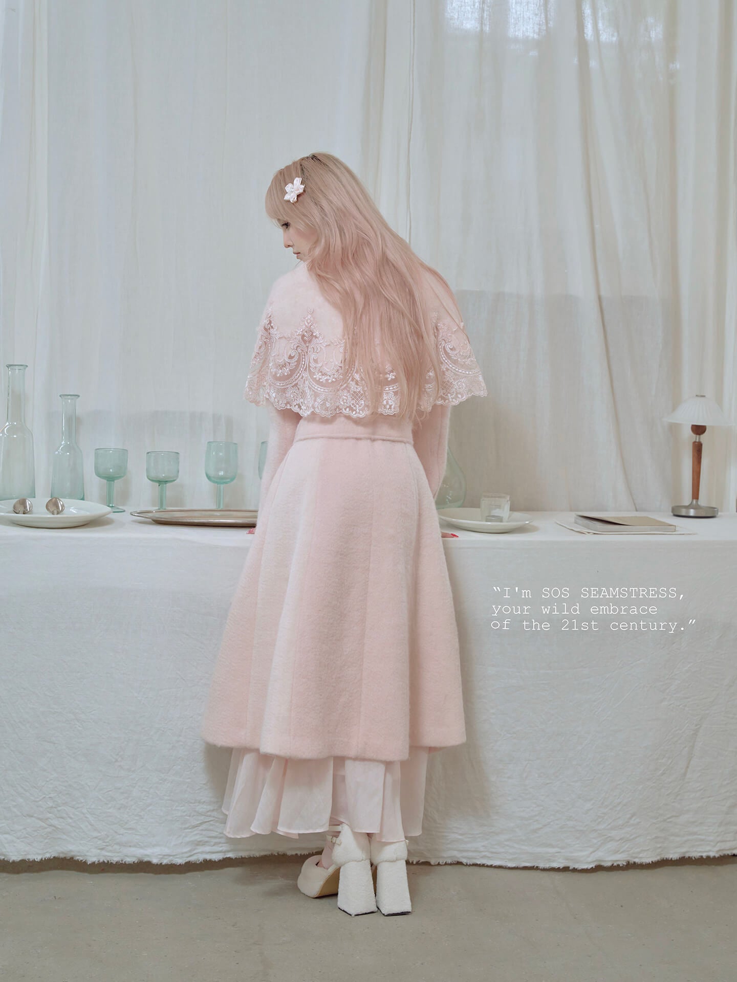 公式】Blossom Lace Mantle Coat - Fantage（ファンテージ