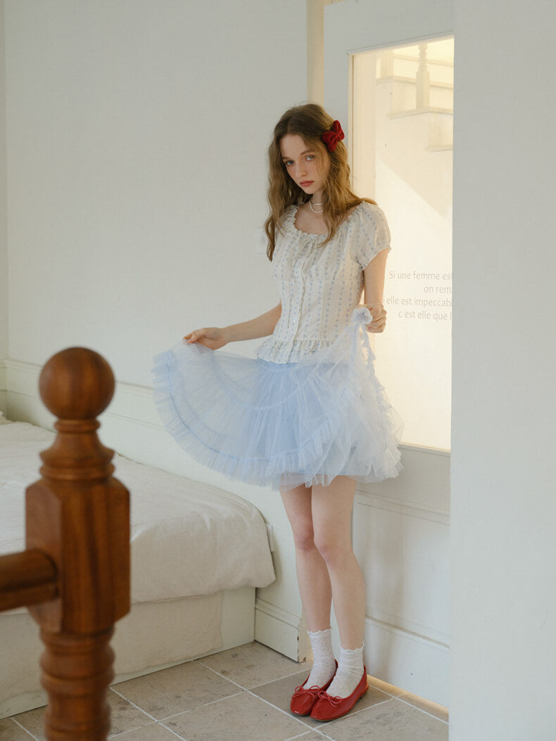公式】Candy Puff Tulle Skirt - Fantage（ファンテージ）｜レディース