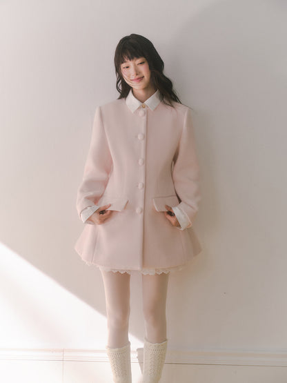 Pink Grace Silhouette Coat