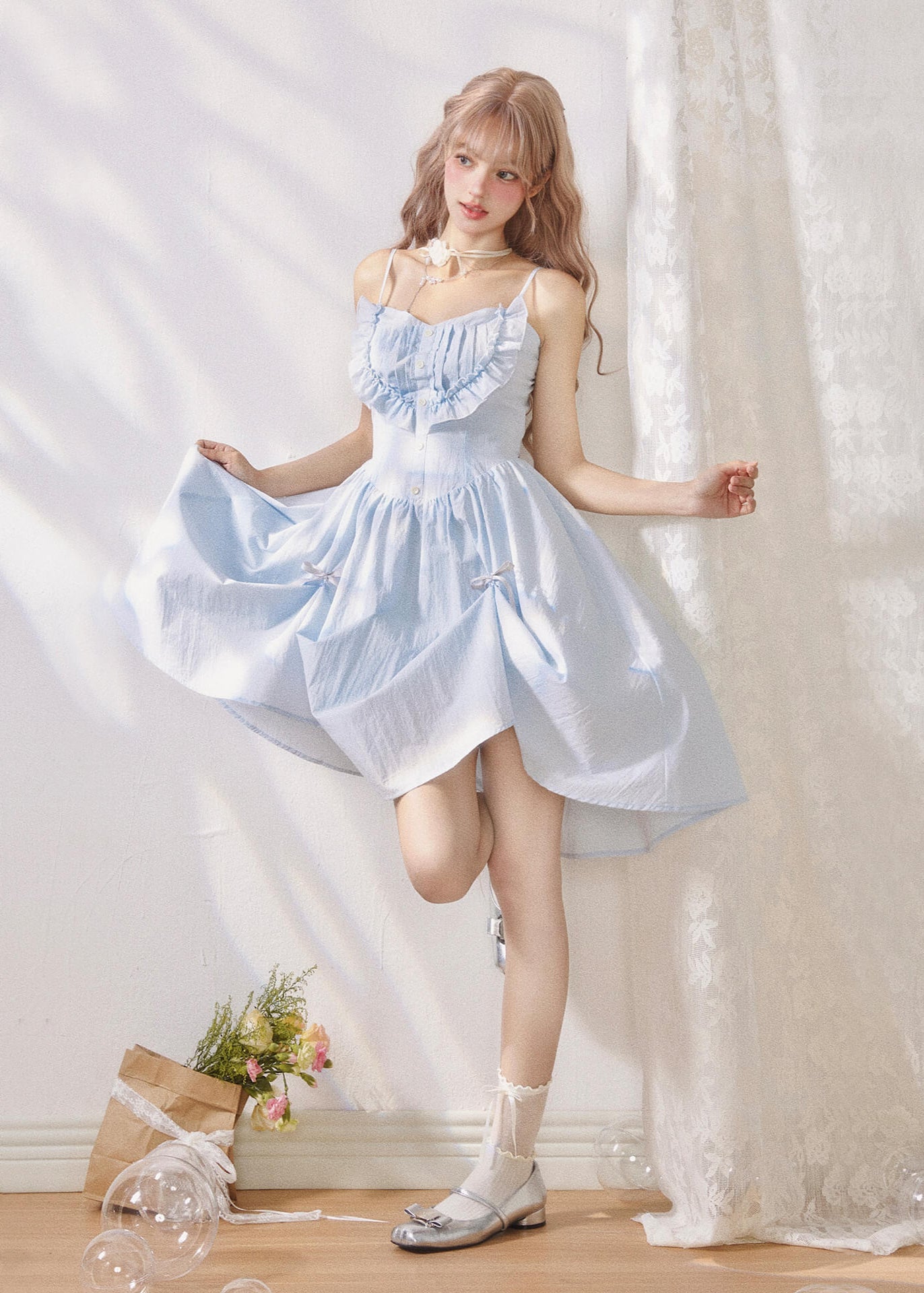 Sugar Sky Frill Dress