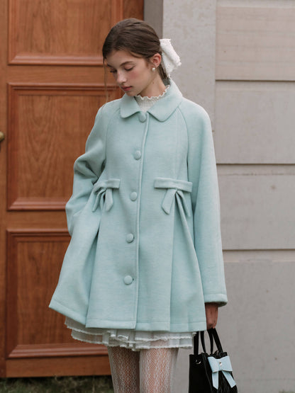 Mint Breeze Classic Flare Coat