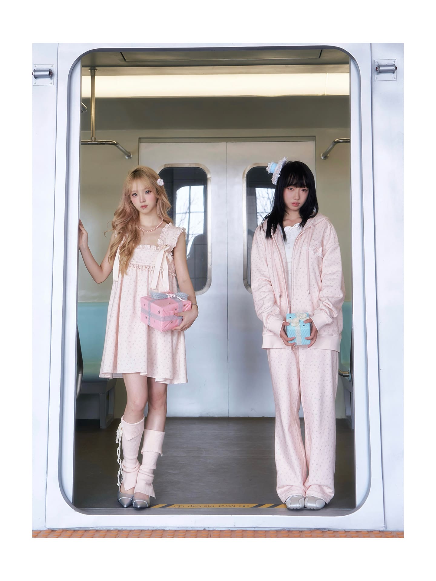 Grace Floral Ribbon Shoulder Dress