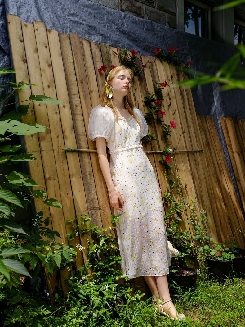 Glitter Flower 2way Dress