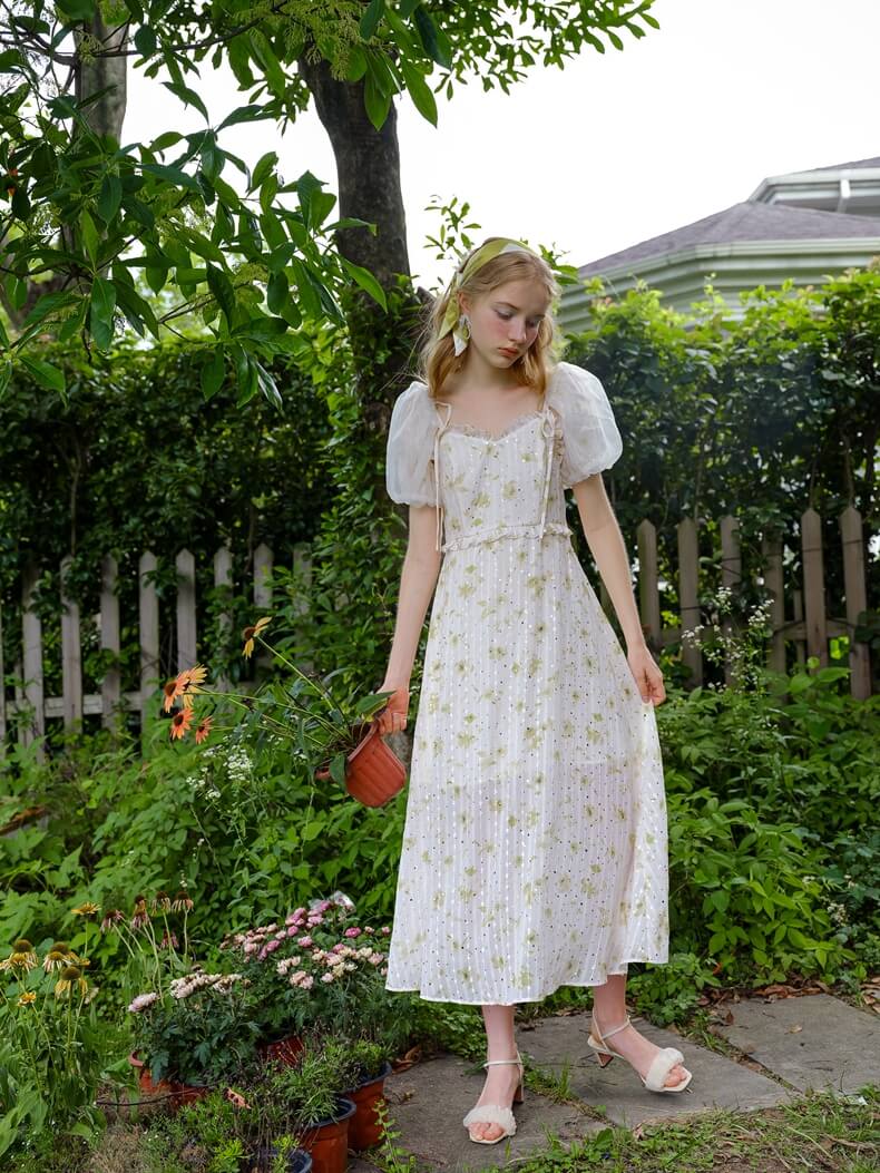 Glitter Flower 2way Dress