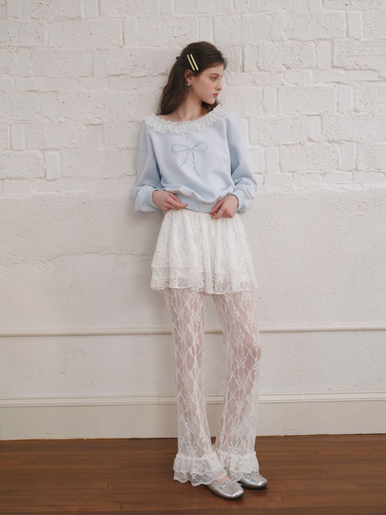 Sheer Romance Layered Pants