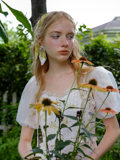 Glitter Flower 2way Dress