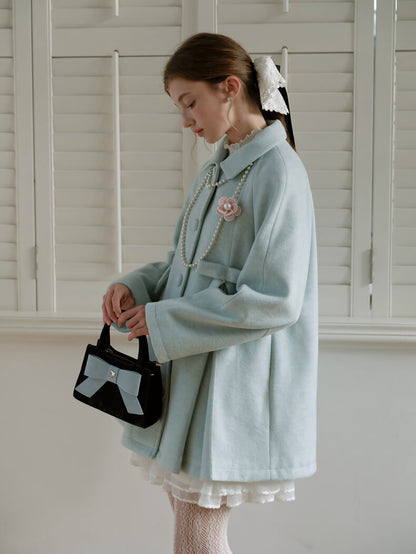 Mint Breeze Classic Flare Coat