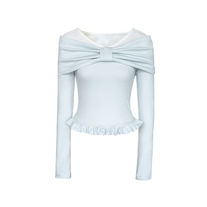 Romantic Ribbon Slim Fit Top