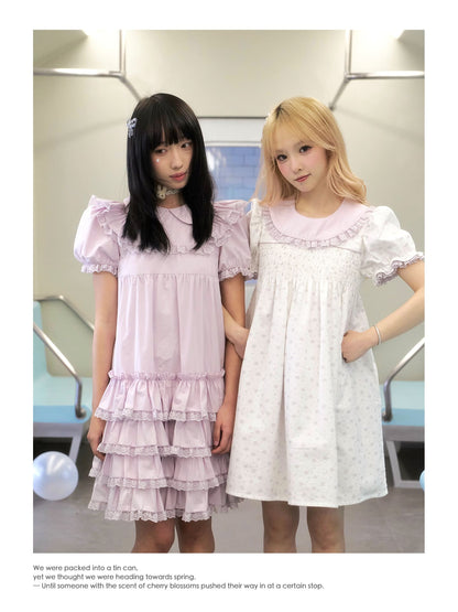 Grace Blossom Smocked Dress