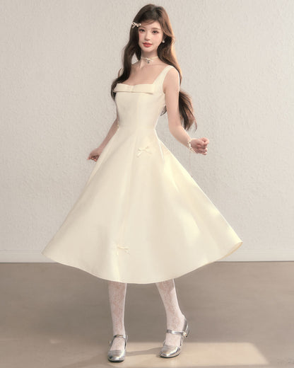 Romantic Ribbon Strap Dress（全2色）