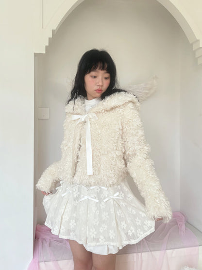 Sugar Fluff Ribbon Collar Jacket（全2色）
