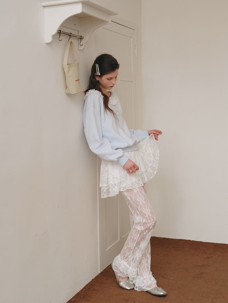 Sheer Romance Layered Pants
