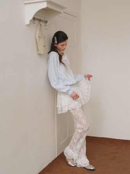 Sheer Romance Layered Pants
