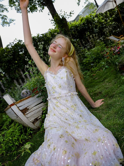 Glitter Flower 2way Dress