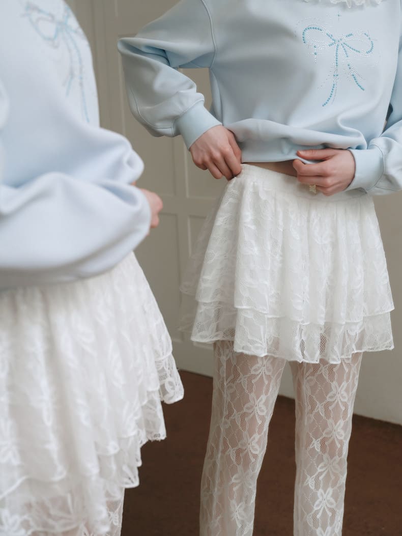 Sheer Romance Layered Pants