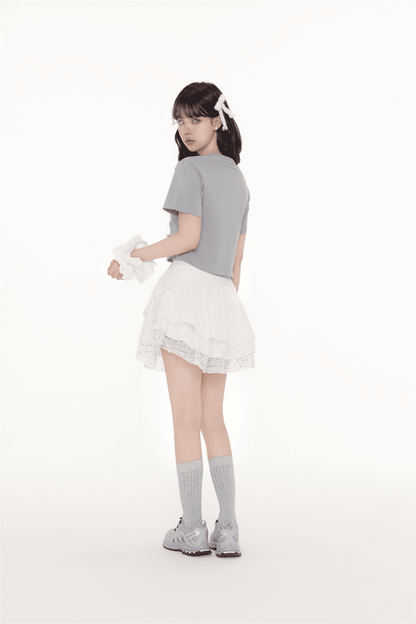 Sweet Double Ribbon T-shirt（全2色）