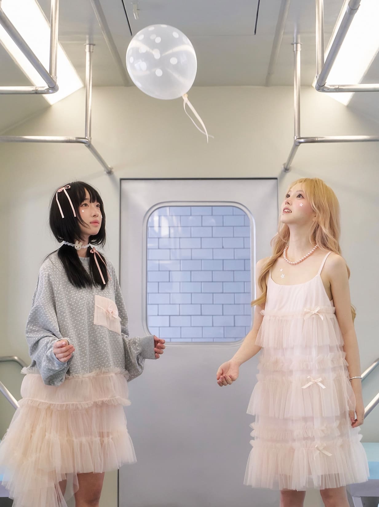 Princess Ribbon Tiered Tulle Dress