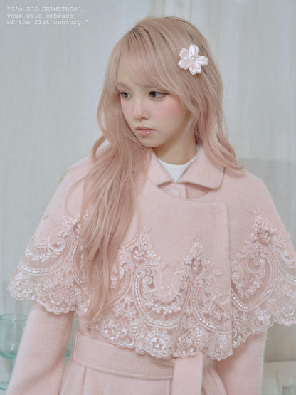 Blossom Lace Mantle Coat