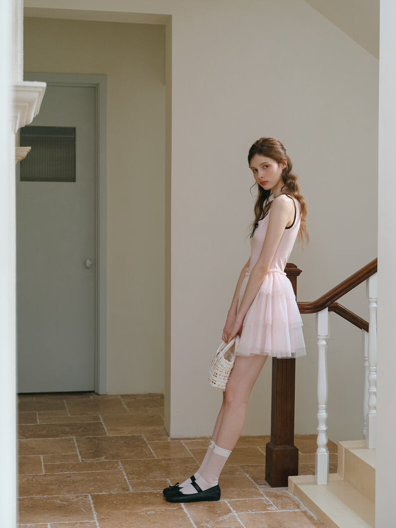 Ballerina Tulle Layered Dress