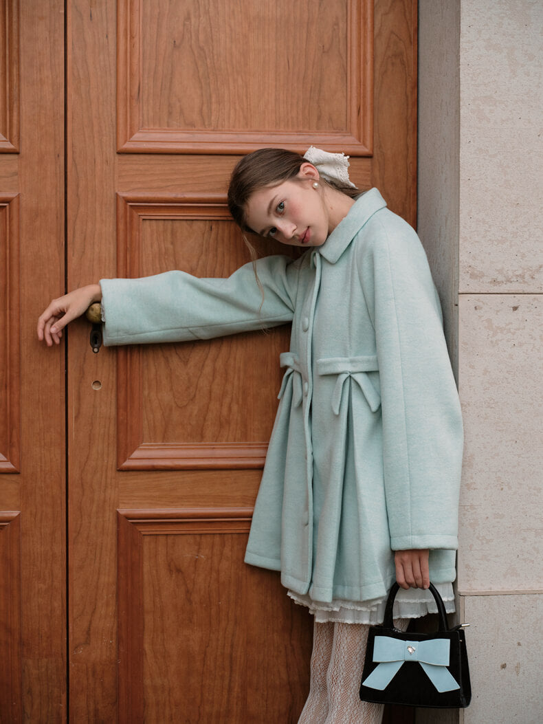 Mint Breeze Classic Flare Coat